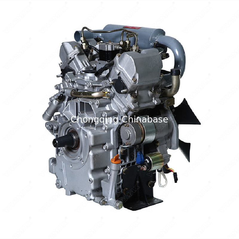 Colpo a basso rumore del gemello 4 del motore diesel raffreddato ad acqua 2V80 17.6HP 13.0kW V