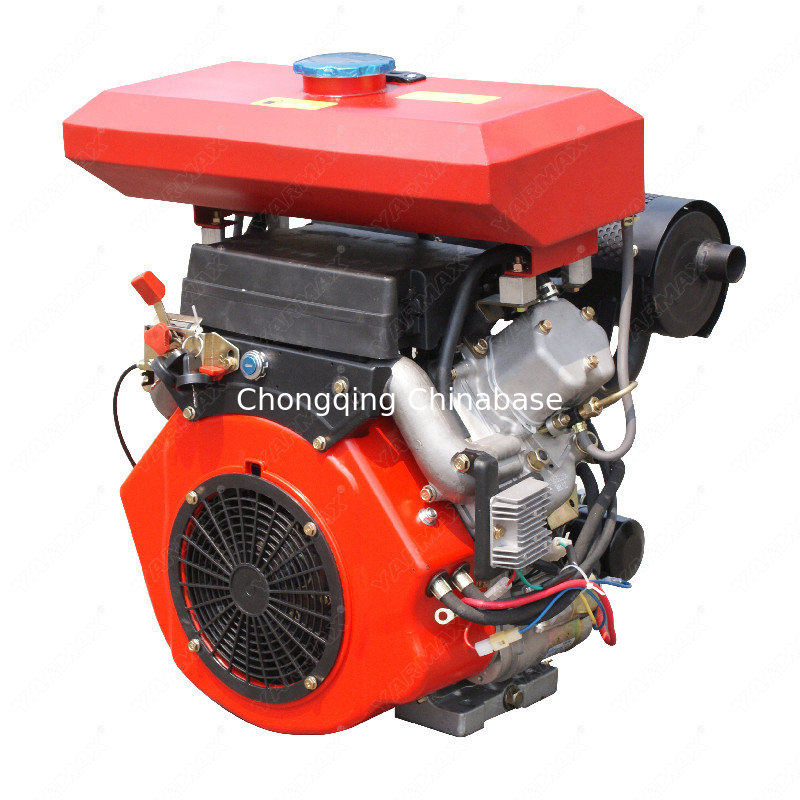 2V88 19HP KAMA motore diesel raffreddato ad aria 14kW due cilindri V Twin 4 tempi a basso rumore