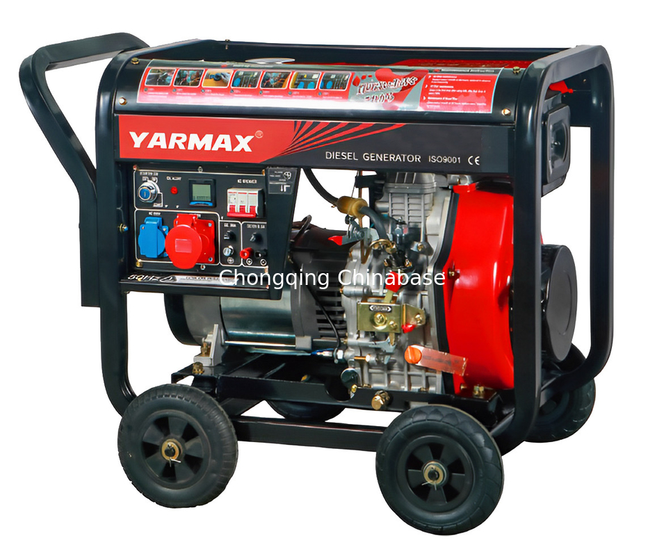 Generatore diesel portatile YM8700E DC12V 8.3A Generatore diesel 6.5kW 6.0kW