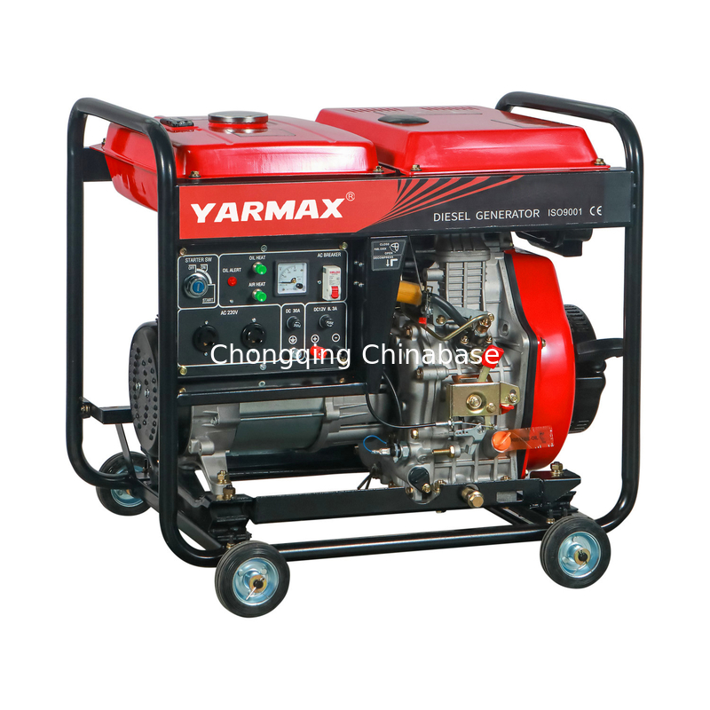 YM9700E 532mL Piccolo generatore diesel 7.0KW 6.5KW Generatore portatile alimentato a diesel