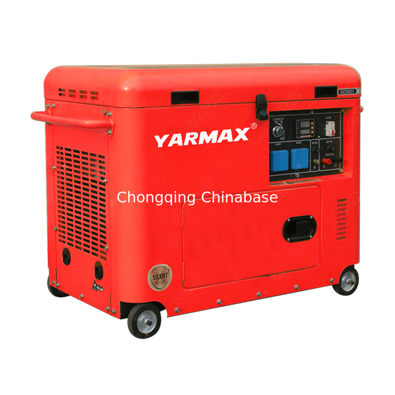 230V 11.3A DC 12V 8.3A 3kW 2.5kW Generatore diesel di tipo silenzioso YM3700T