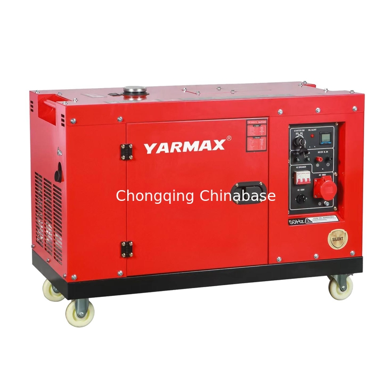 230V 11.3A DC 12V 8.3A 3kW 2.5kW Generatore diesel di tipo silenzioso YM3700T