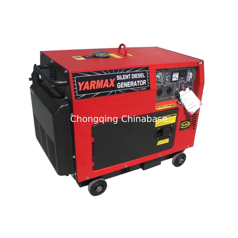 230V 11.3A DC 12V 8.3A 3kW 2.5kW Generatore diesel di tipo silenzioso YM3700T