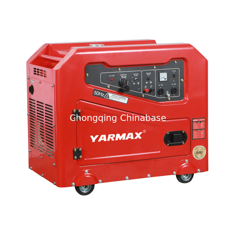 230V 11.3A DC 12V 8.3A 3kW 2.5kW Generatore diesel di tipo silenzioso YM3700T
