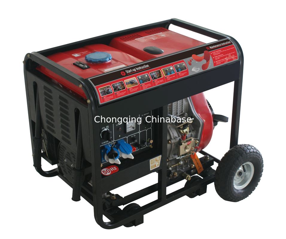 YM11000E 36.4A 8.0KW 8.8KW Generatore diesel aperto YM1100FE monocilindrico