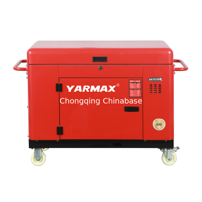 YM13800T Generatore diesel silenzioso portatile 9.6KW 10.4KW 1105FE Singolo cilindro