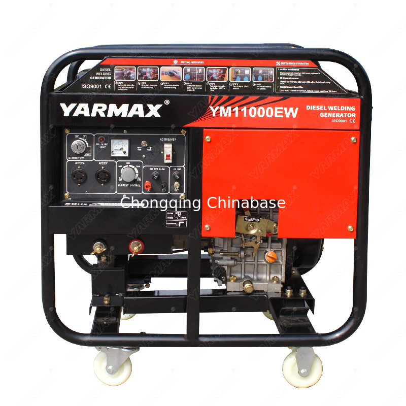 generatore di saldatura diesel 3000RPM YM11000 4.0KW 18.2A 50-180A 25-30V