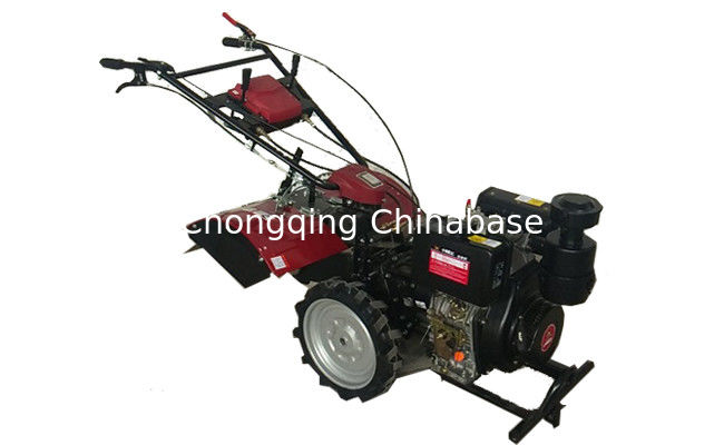 Piatto 270mm Mini Tiller Cultivator 186F 6.3KW diesel Mini Weeder Tiller di attrito